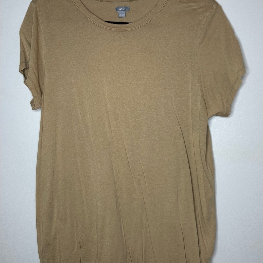 Aerie Classic Tan Tee